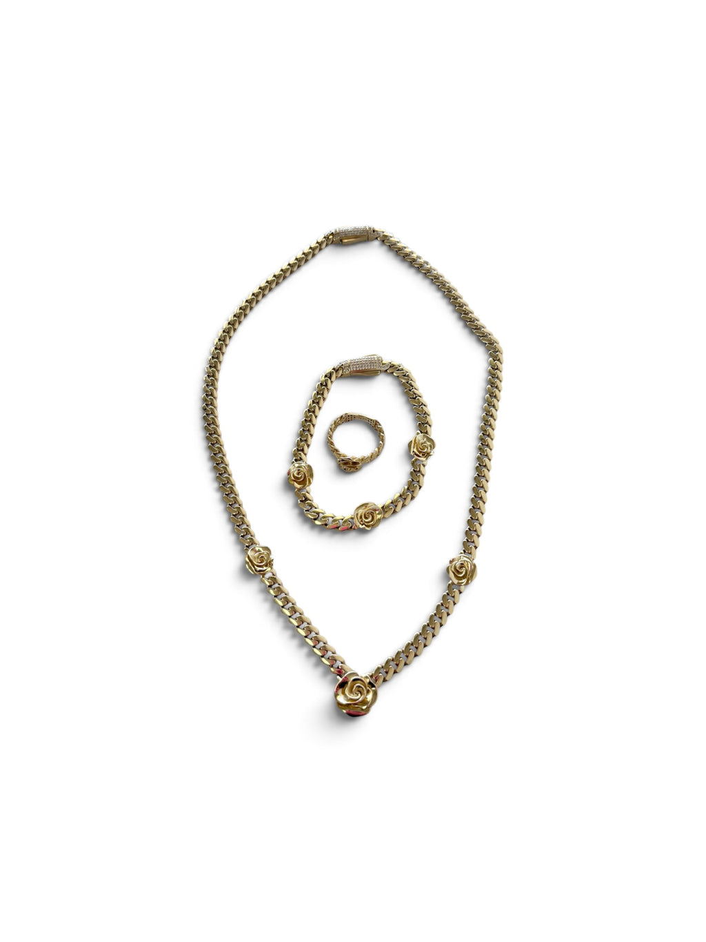 Rose Monaco chain necklace