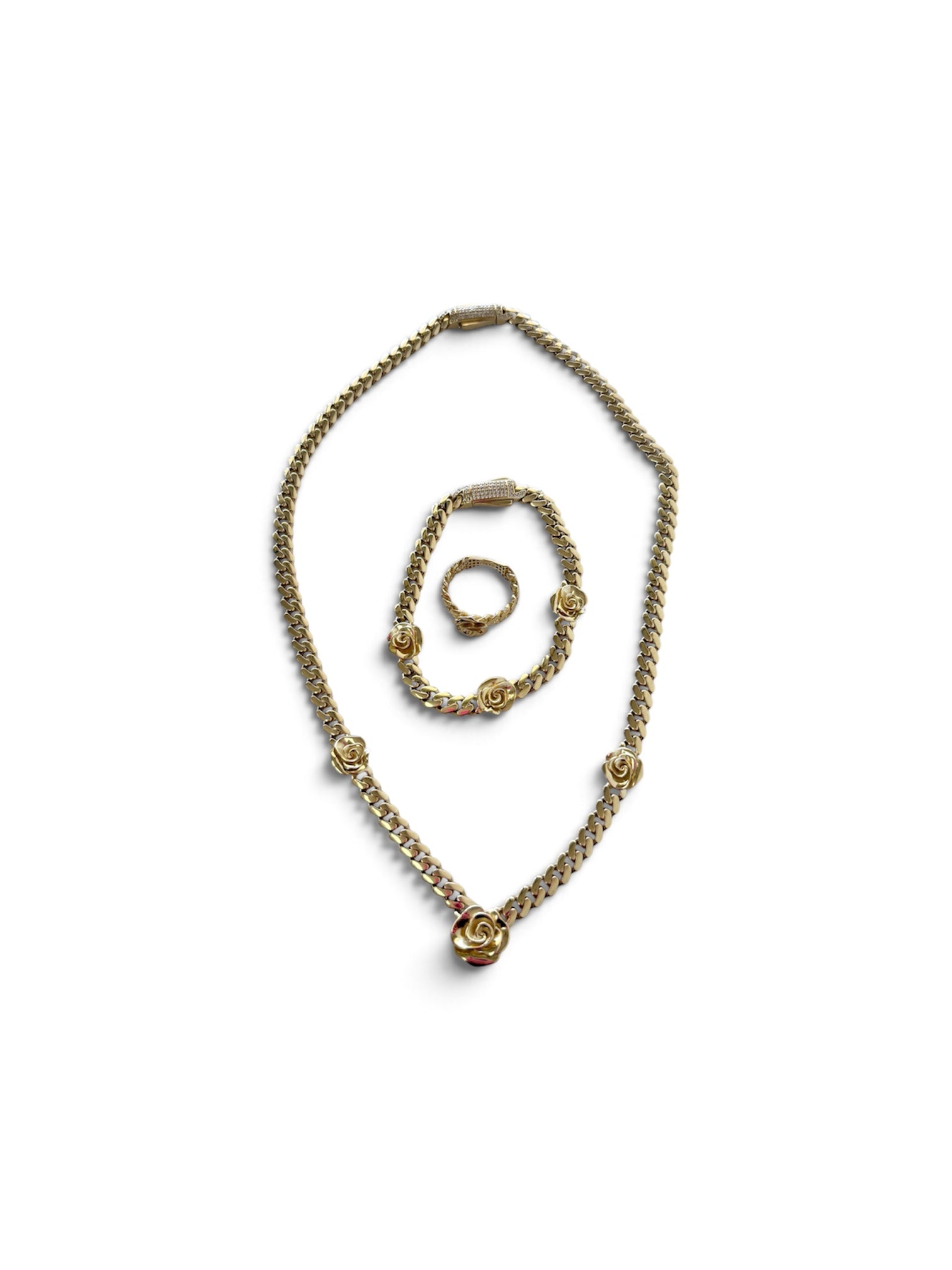 Rose Monaco chain necklace