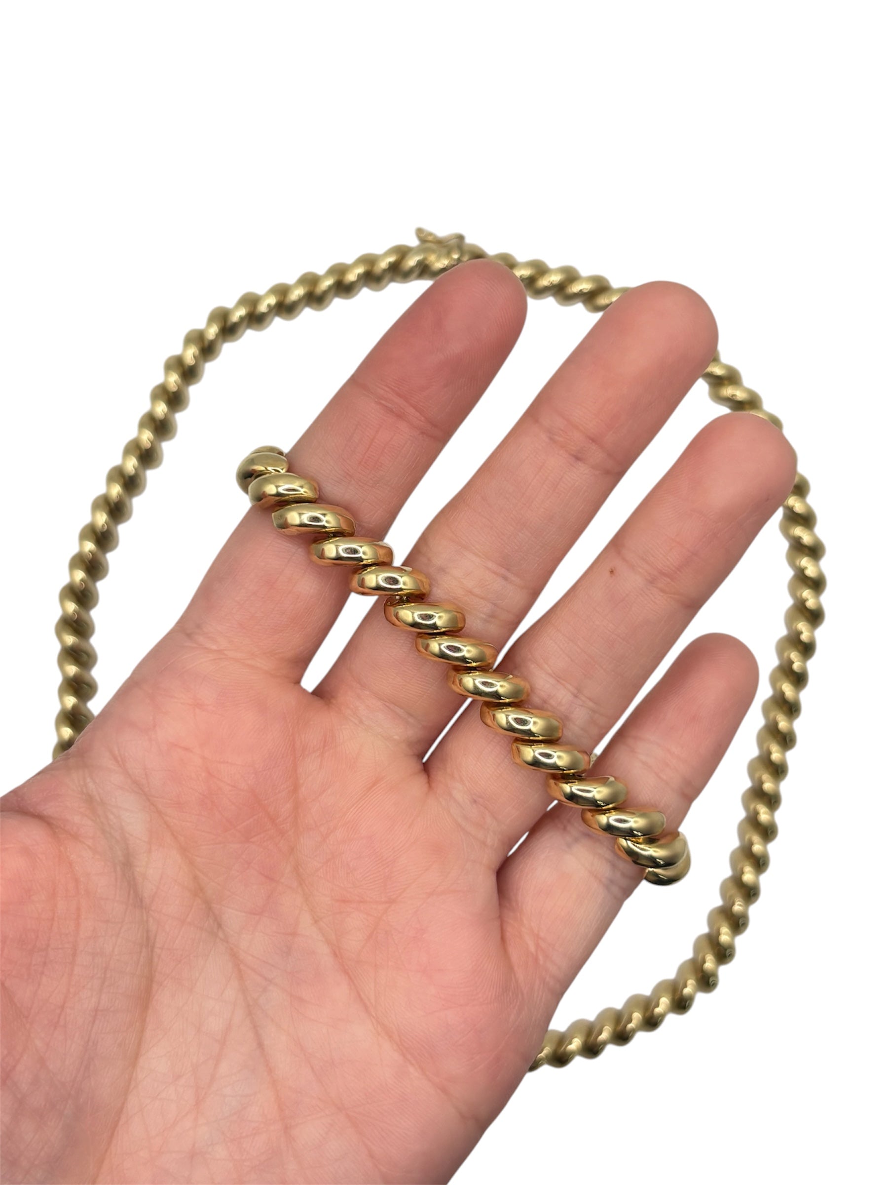 Macaroni link bracelet