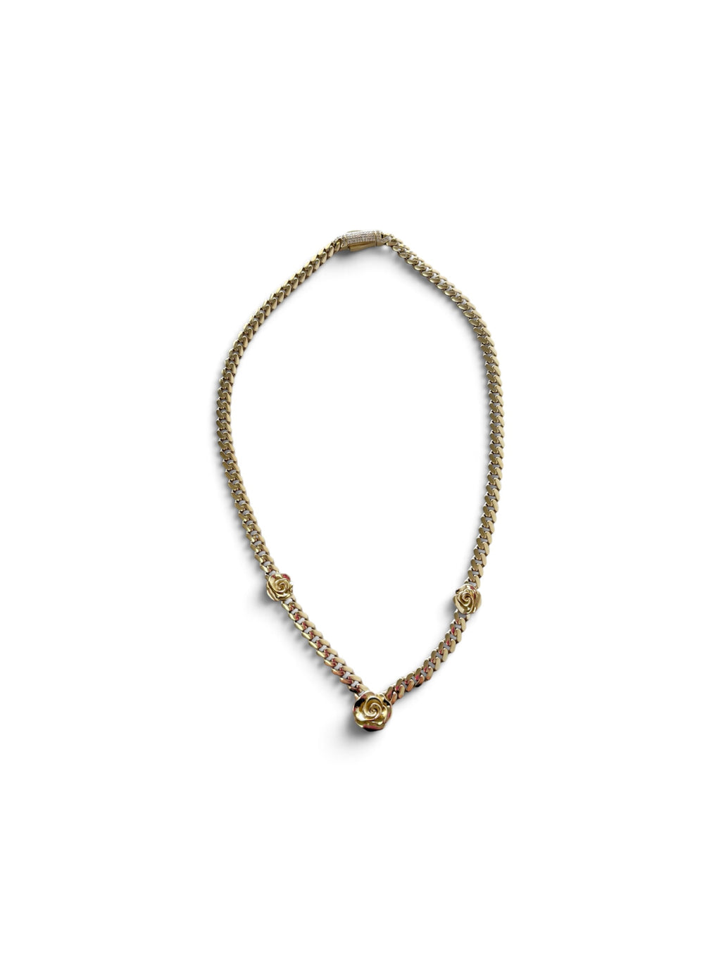 Rose Monaco chain necklace